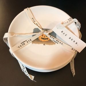Rae Dunn jack o lantern side plates